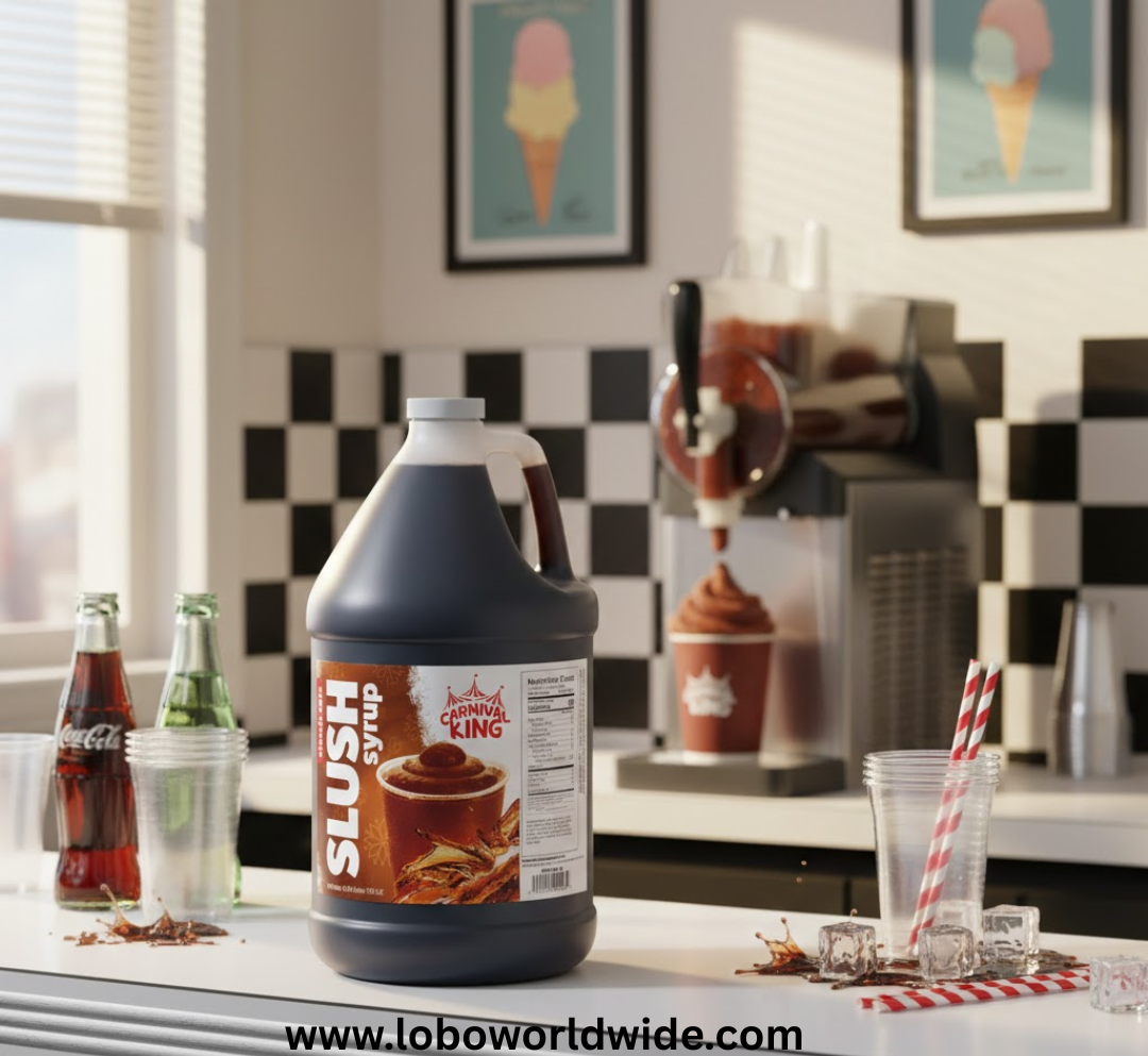 Carnival King 1 Gallon Slushy 5:1 Concentrate - 4/Case (Various Flavors)