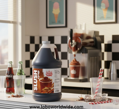 Carnival King 1 Gallon Slushy 5:1 Concentrate - 4/Case (Various Flavors)