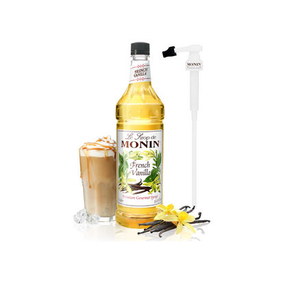 Monin Premium Flavoring Syrup 1 Liter-4/Case (Various Flavors)