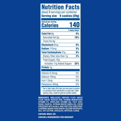 (3 pack) OREO Minis Chocolate Sandwich Cookies, 8 oz