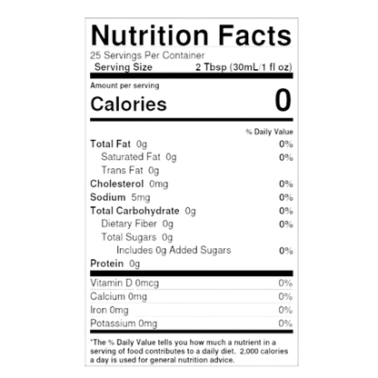 Torani Sugar Free Belgian Cookie Flavoring Syrup 750 mL