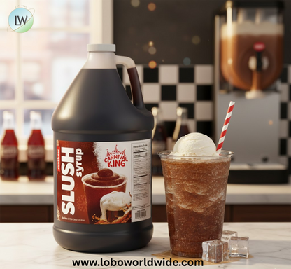 Carnival King 1 Gallon Slushy 5:1 Concentrate - 4/Case (Various Flavors)