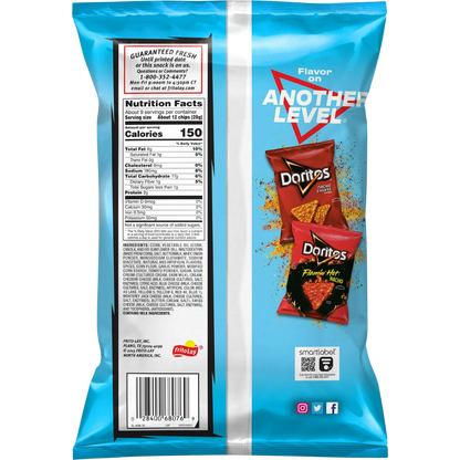 Doritos Blazin' Buffalo & Ranch Flavored Tortilla Chips, 9.25 oz Bag