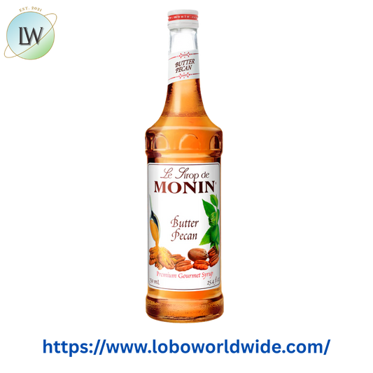 Monin Premium Butter Pecan Flavoring Syrup 750 mL