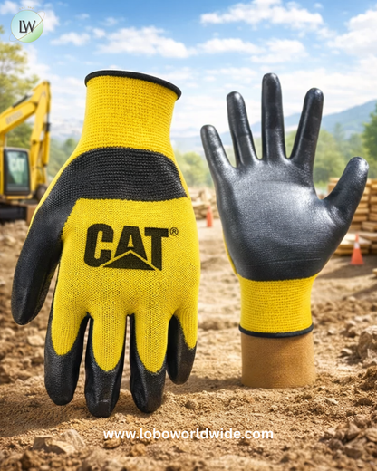 CAT Polyurethane Automotive Work Glove, 15-Pack