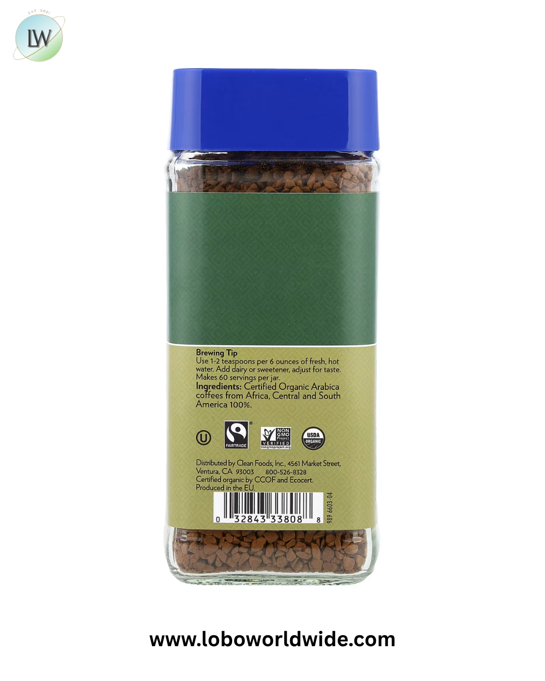 Cafe Altura, Instant Organic Coffee, Medium Roast, Freeze-Dried