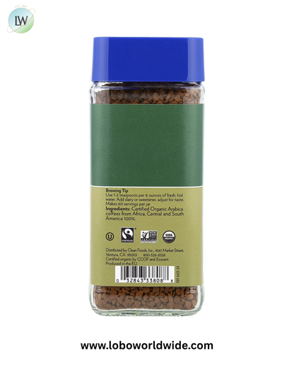 Cafe Altura, Instant Organic Coffee, Medium Roast, Freeze-Dried