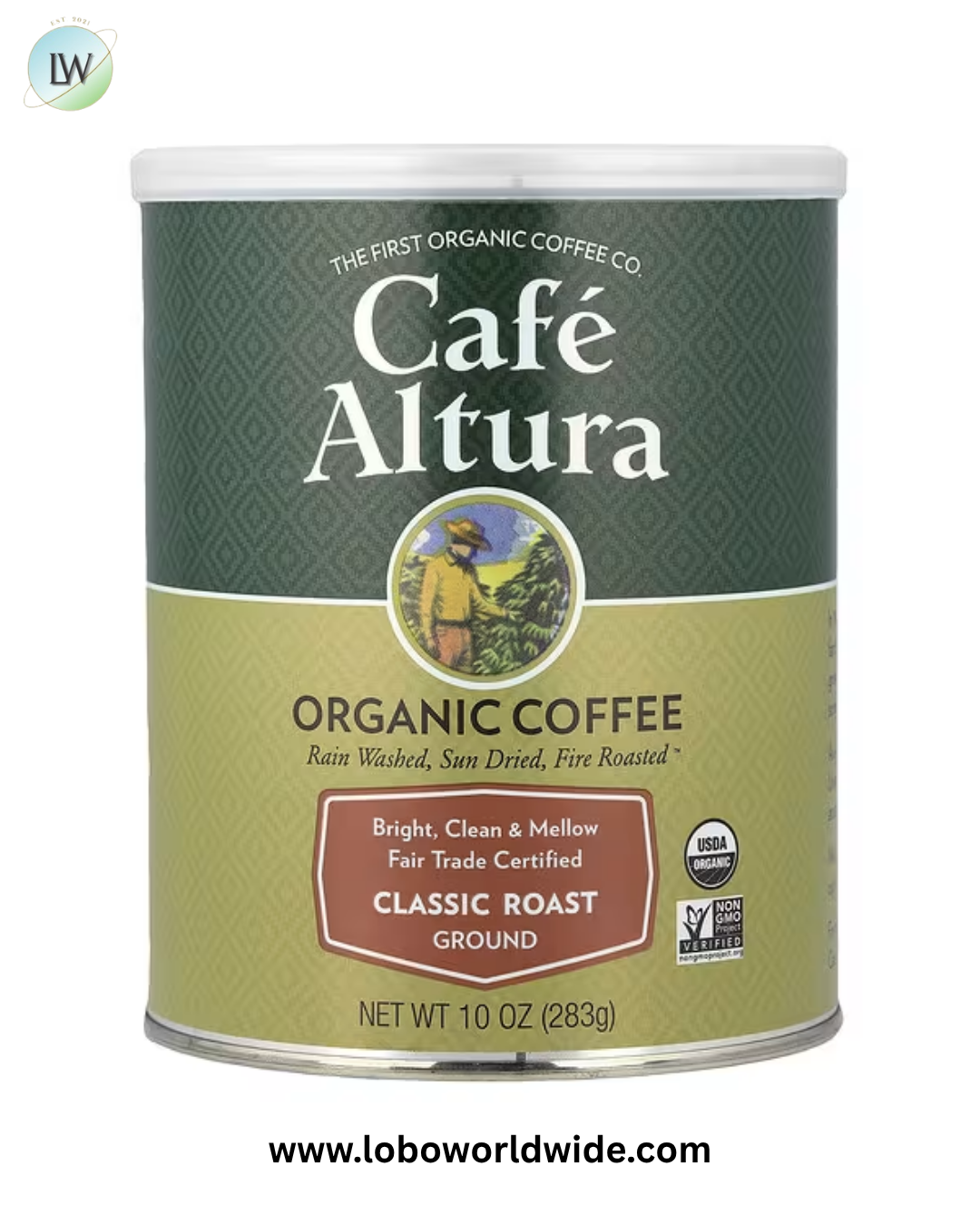 Cafe Altura, Organic Coffee, Ground, 10 oz (283 g)