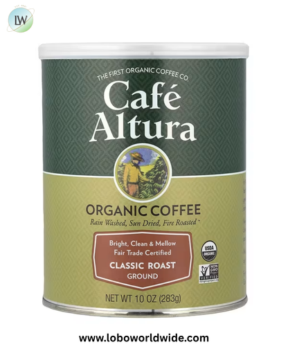 Cafe Altura, Organic Coffee, Ground, 10 oz (283 g)