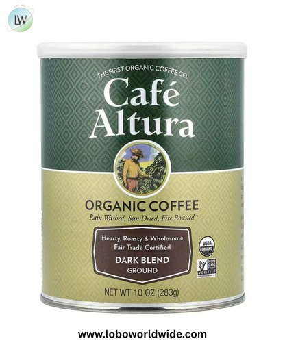 Cafe Altura, Organic Coffee, Ground, 10 oz (283 g)