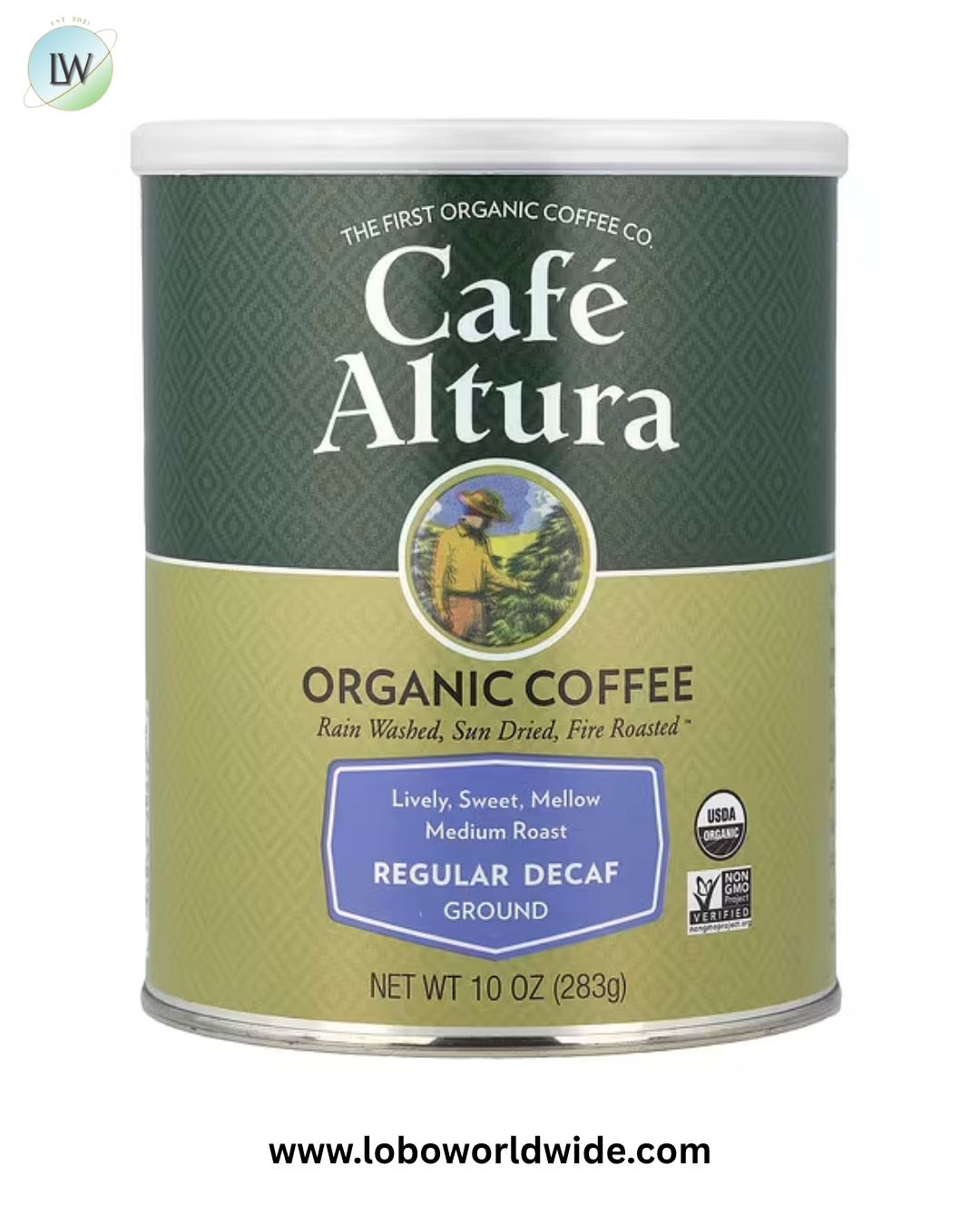 Cafe Altura, Organic Coffee, Ground, 10 oz (283 g)