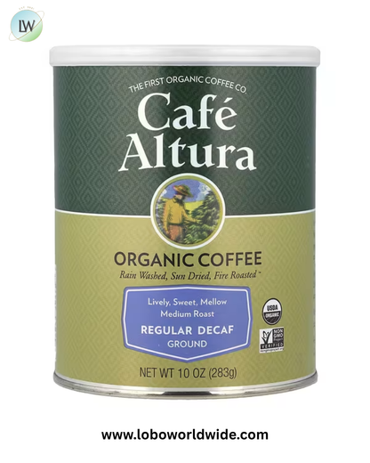 Cafe Altura, Organic Coffee, Ground, 10 oz (283 g)