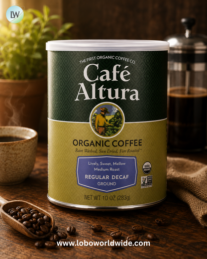 Cafe Altura, Organic Coffee, Ground, 10 oz (283 g)