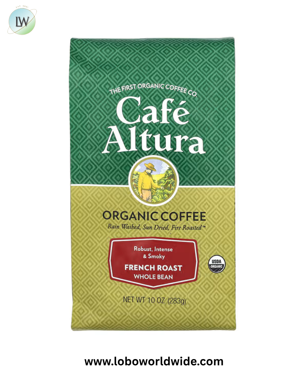 Cafe Altura, Organic Coffee, Whole Bean, 10 oz (283 g)