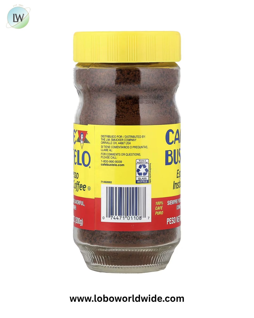 Café Bustelo, Espresso Instant Coffee®, 7.05 oz (200 g)