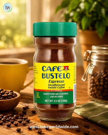 Café Bustelo, Espresso, Decaffeinated Instant Coffee, 3.5 oz (100 g)
