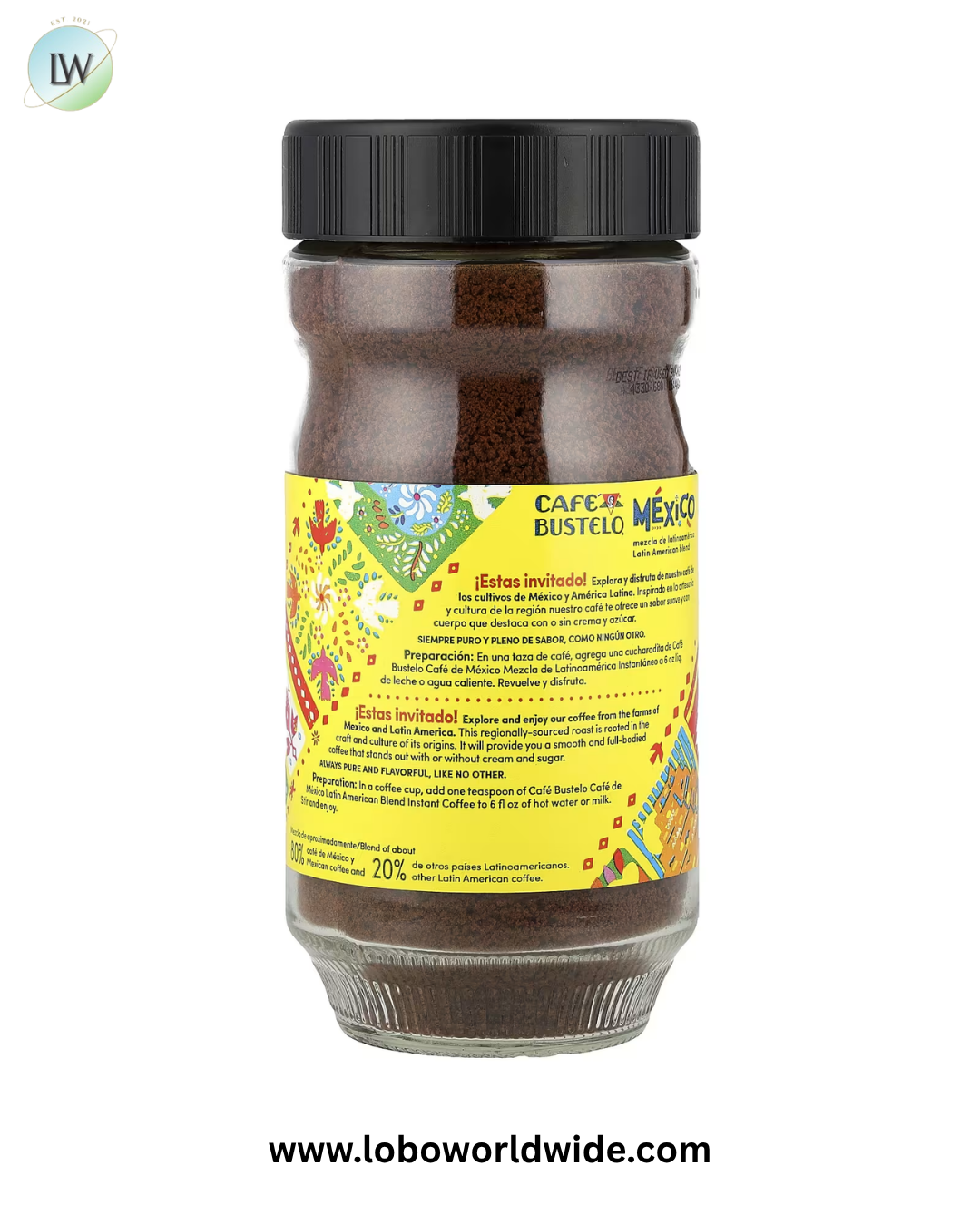 Café Bustelo, Instant Coffee, Latin American Blend, 7.05 oz (200 g)
