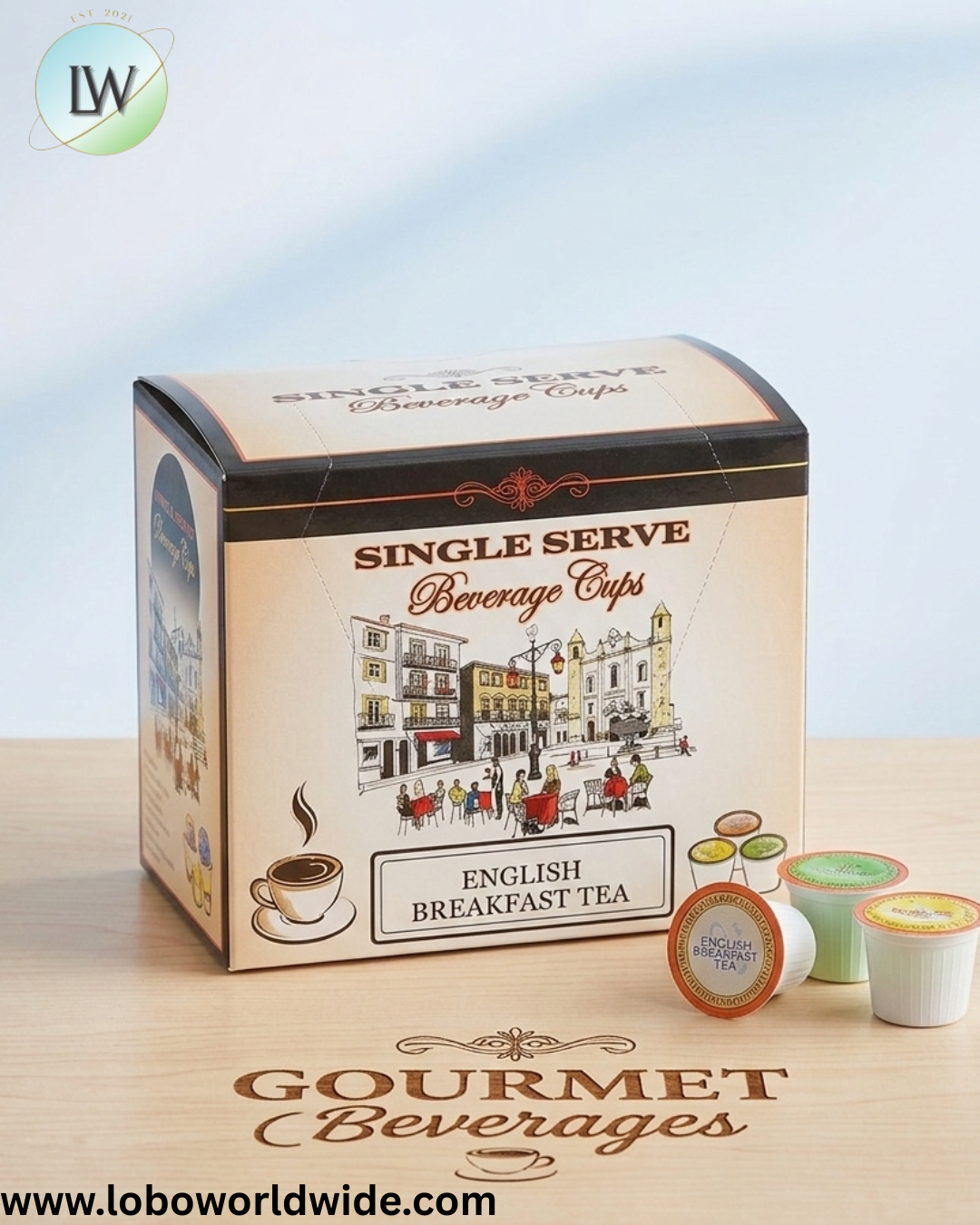 Caffe de Aroma Coffee Single Serve Cups (Various flavours and sizes)