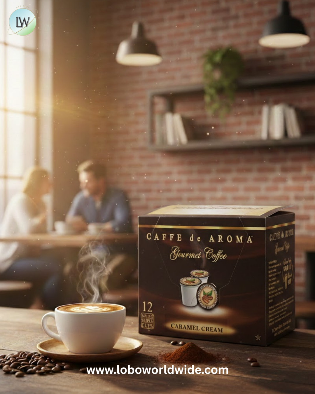 Caffe de Aroma Coffee Single Serve Cups (Various flavours and sizes)