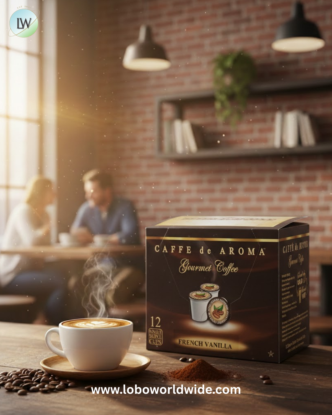 Caffe de Aroma Coffee Single Serve Cups (Various flavours and sizes)