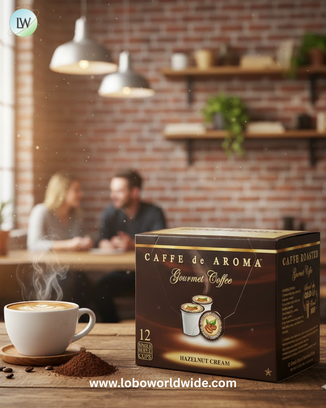 Caffe de Aroma Coffee Single Serve Cups (Various flavours and sizes)