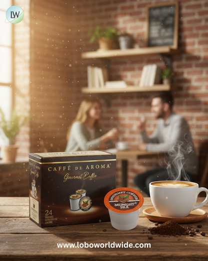 Caffe de Aroma Single Serve Cups – 4/Case (Various Sizes)