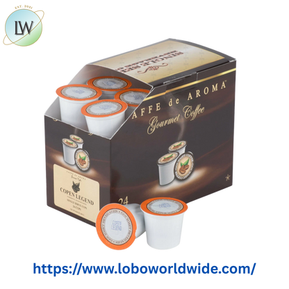 Caffe de Aroma Single Serve Cups – 4/Case (Various Sizes)