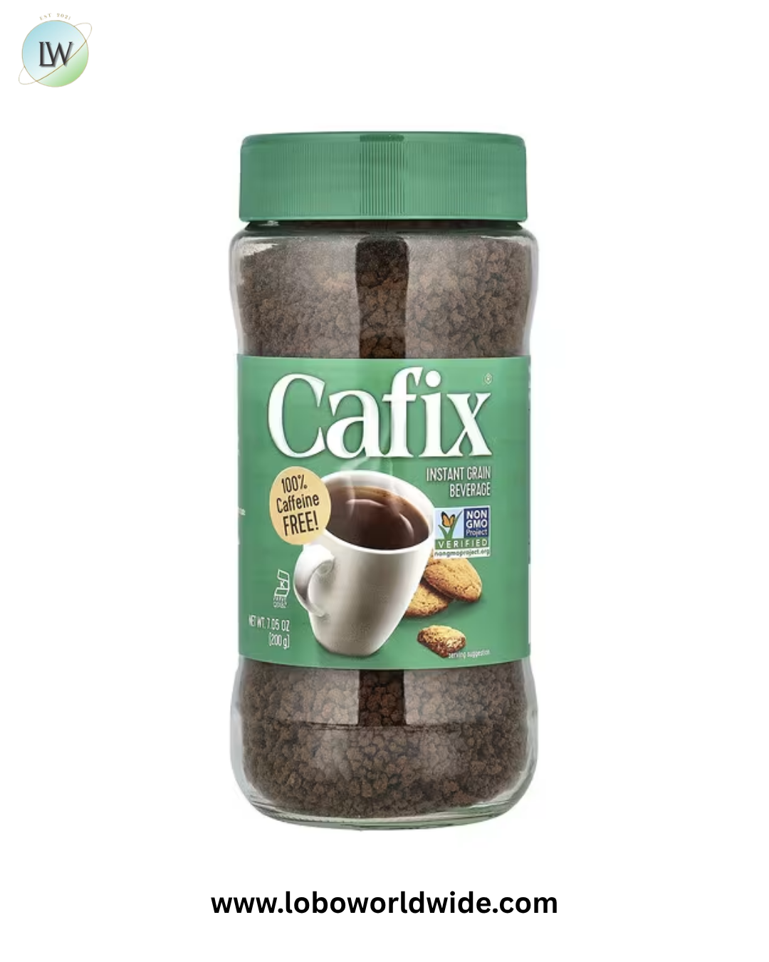 Cafix, Instant Grain Beverage, Caffeine Free, 7.05 oz (200 g)