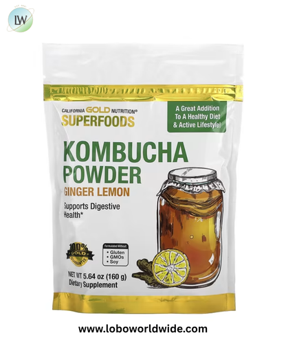 California Gold Nutrition, Superfoods, Kombucha Powder, 5.64 oz (160 g)