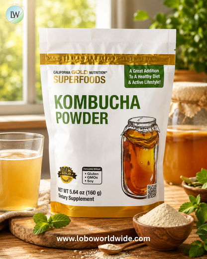 California Gold Nutrition, Superfoods, Kombucha Powder, 5.64 oz (160 g)