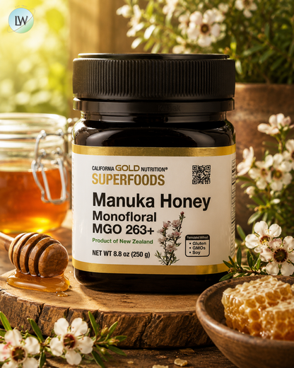 California Gold Nutrition, Superfoods, Manuka Honey, Monofloral, MGO , 8.8 oz (250 g)