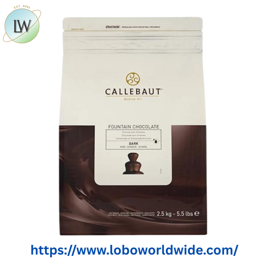 Callebaut N811 Dark Chocolate Callets for Fountains 5.5 lb.