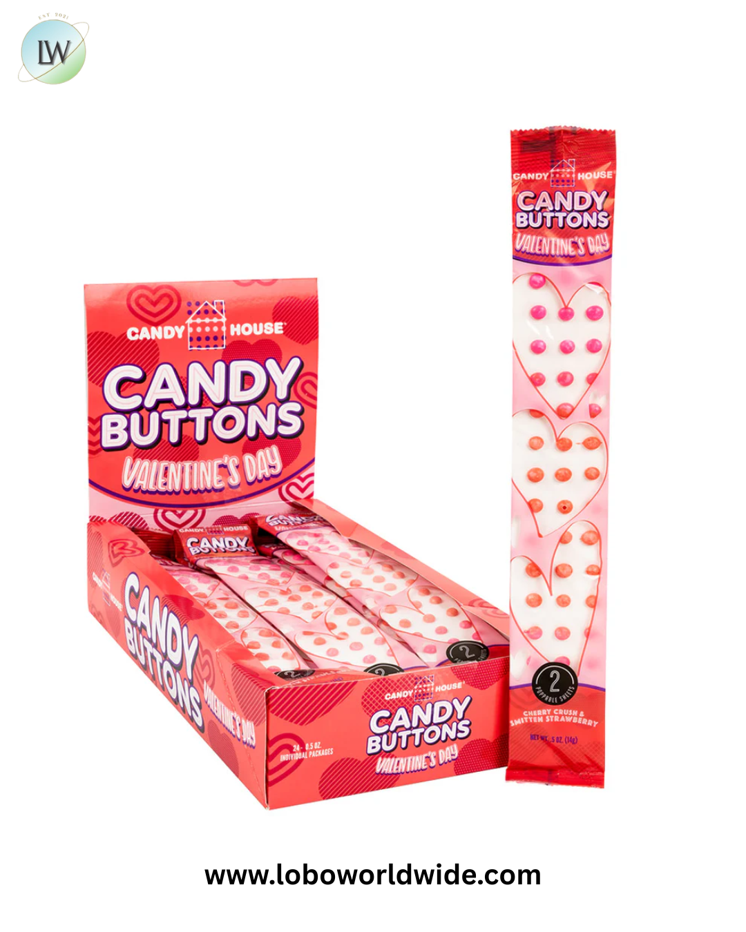 Candy Buttons - 24ct