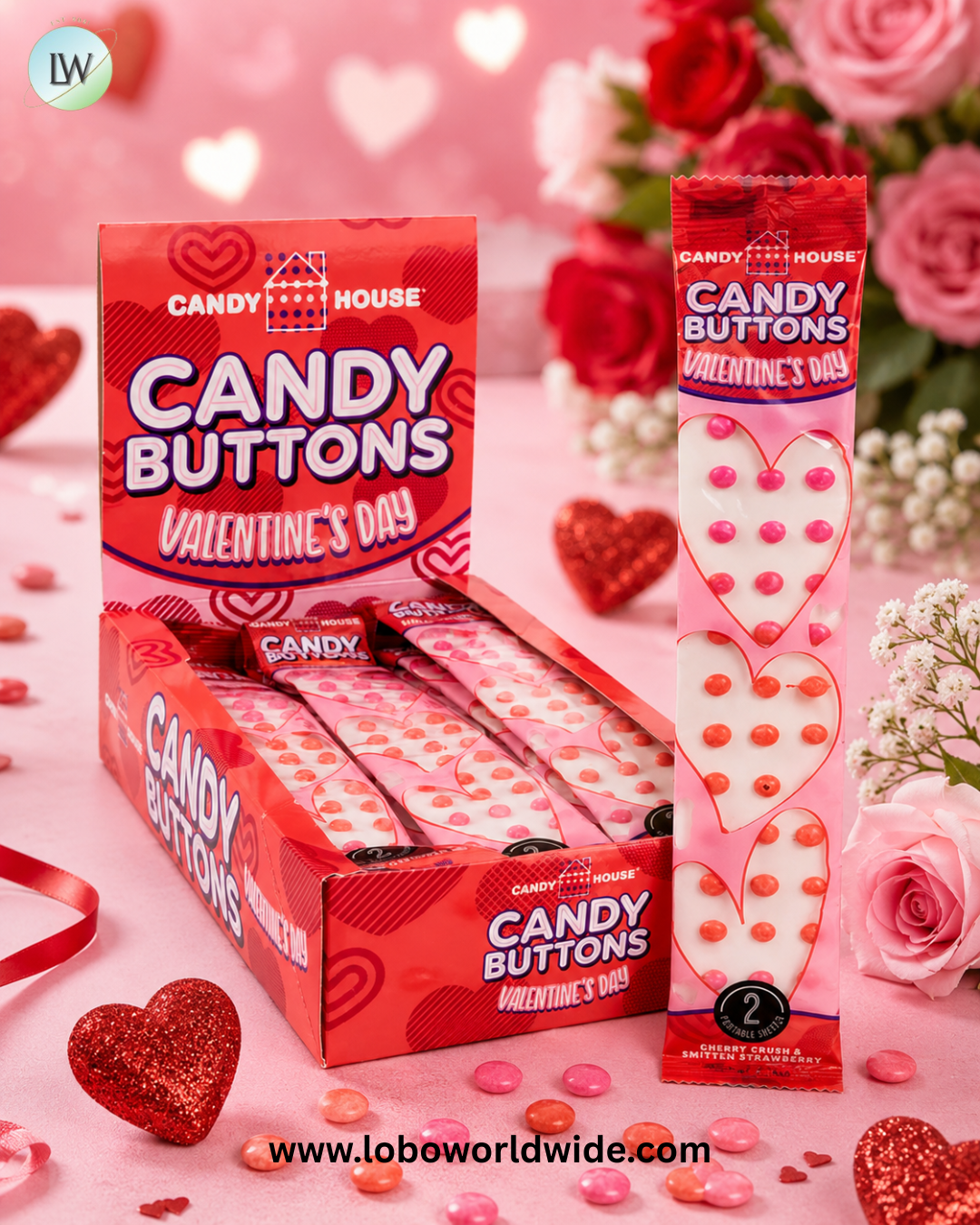 Candy Buttons - 24ct
