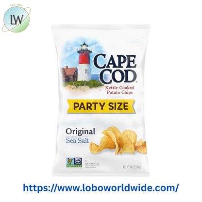Cape Cod Potato Chips, Less Fat Original Kettle Chips, 14 oz