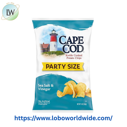 Cape Cod Potato Chips, Sea Salt & Vinegar Kettle Chips, 13 oz