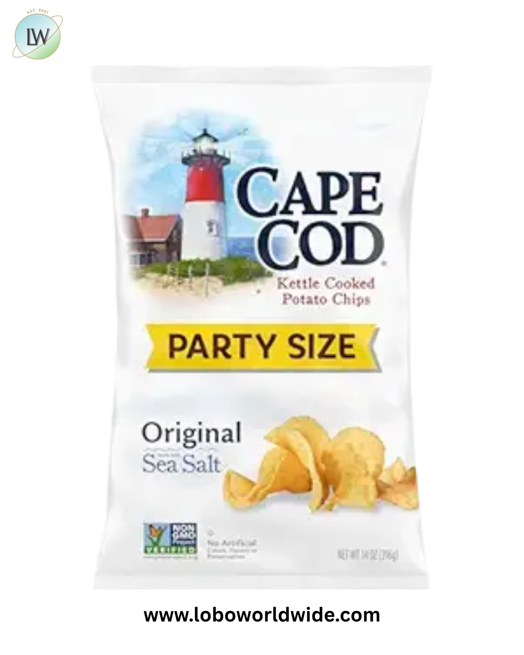 Cape Cod Potato Chips, Less Fat Original Kettle Chips, 14 oz