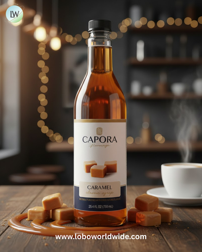 Capora Flavoring Syrup 750 mL – 6/Case (Various Flavours)
