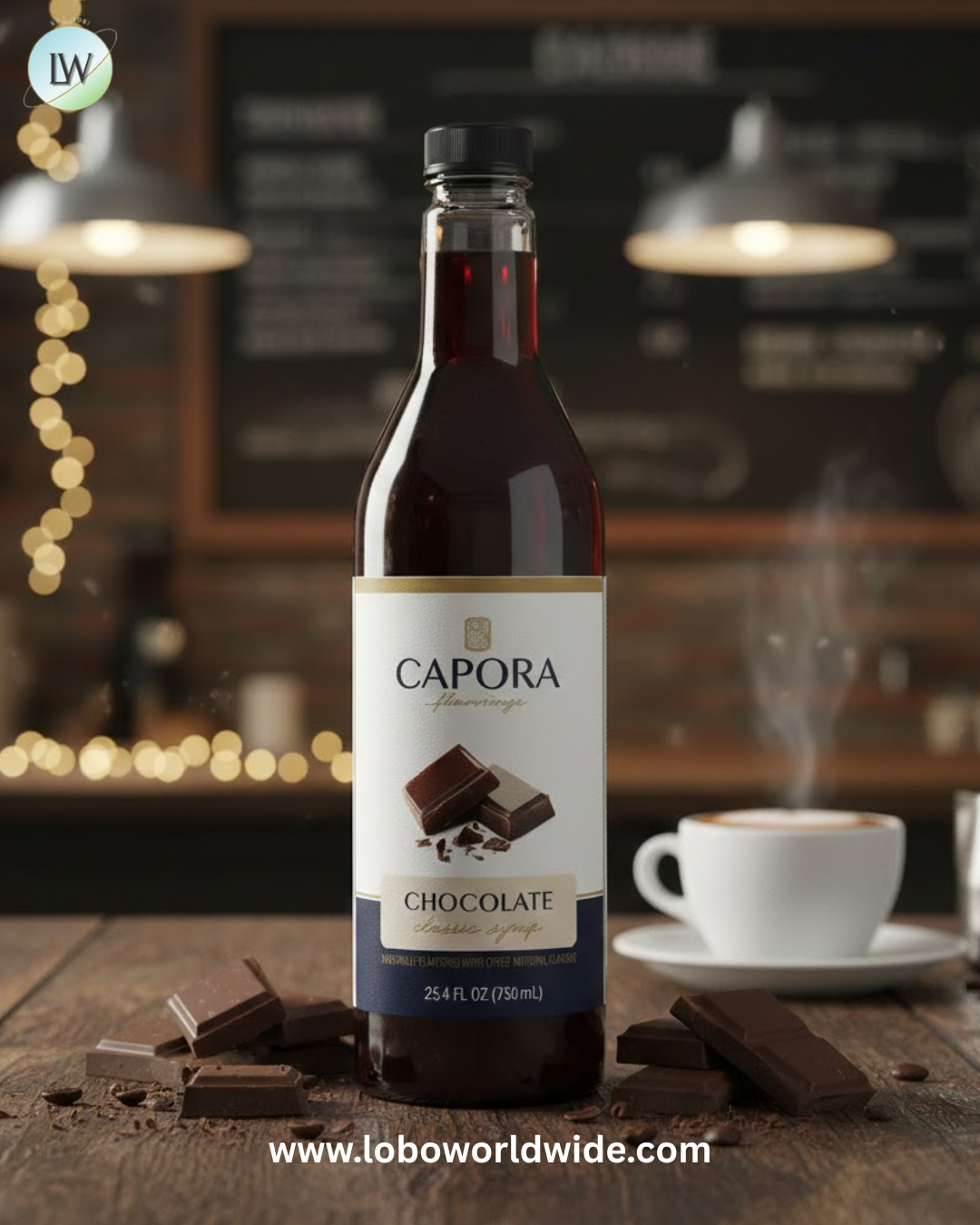 Capora Flavoring Syrup 750 mL – 6/Case (Various Flavours)