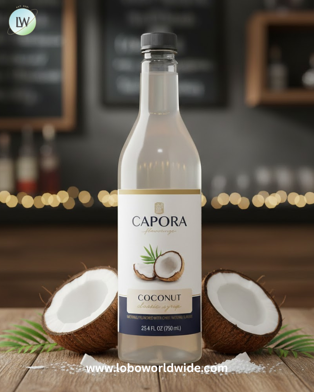 Capora Flavoring Syrup 750 mL – 6/Case (Various Flavours)