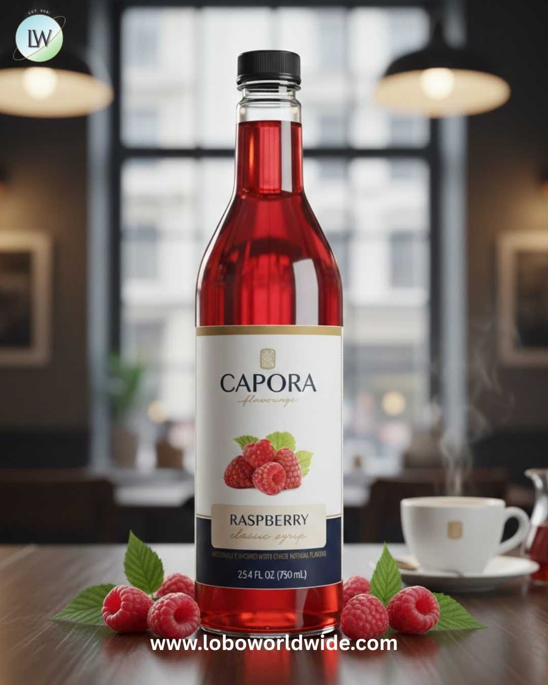 Capora Flavoring Syrup 750 mL – 6/Case (Various Flavours)
