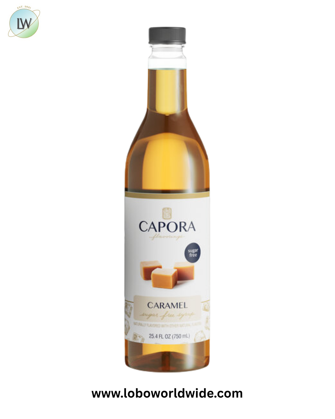 Capora Sugar Free Flavoring Syrup 750 mL (Various Flavours)