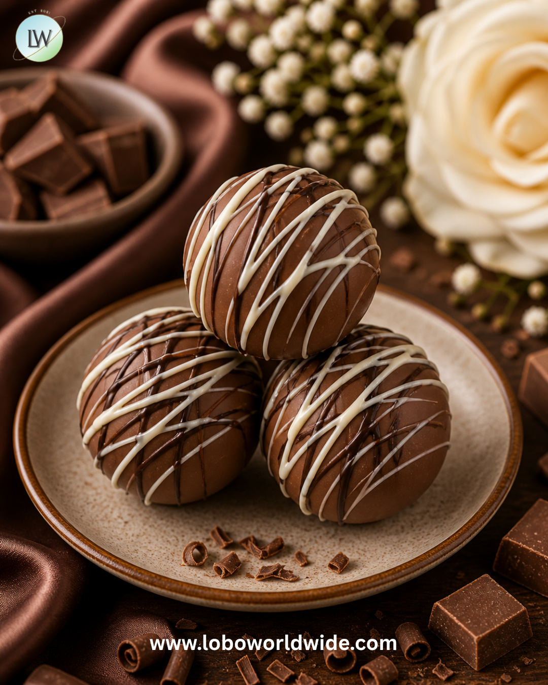 Dessert Birnn Truffles Milk Chocolate - 24ct