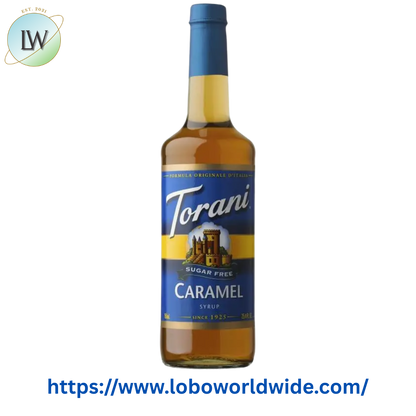 Torani Sugar Free Salted Caramel Flavoring Syrup 750 mL