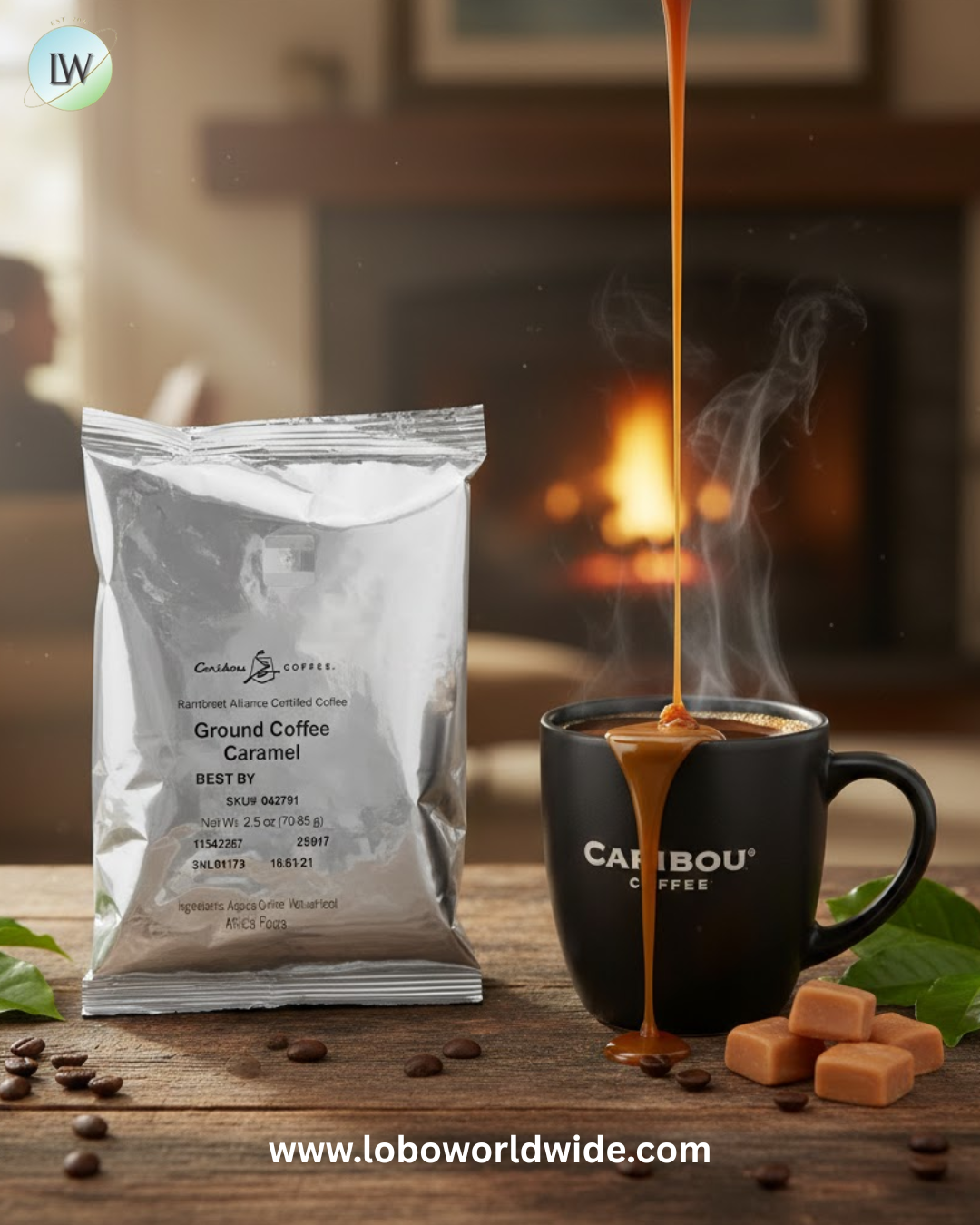 Caribou Coffee 2.5 oz. Coffee – 18/Case (Various Flavours)