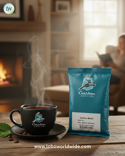 Caribou Coffee 2.5 oz. Coffee – 18/Case (Various Flavours)