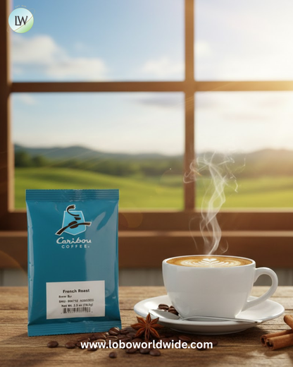 Caribou Coffee 2.5 oz. Coffee – 18/Case (Various Flavours)