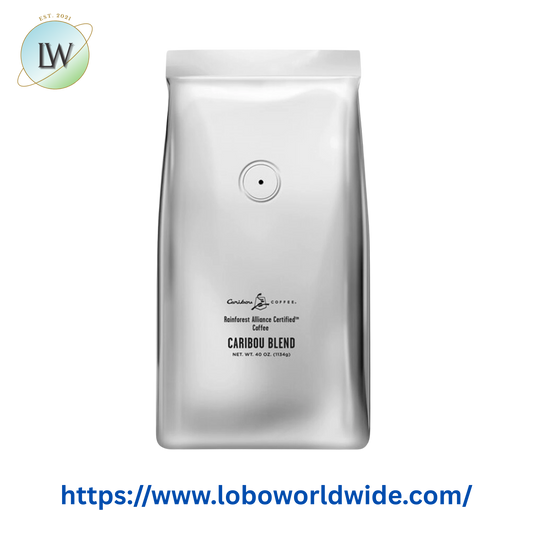 Caribou Coffee Caribou Blend Whole Bean Coffee 2.5 lb. - 4/Case