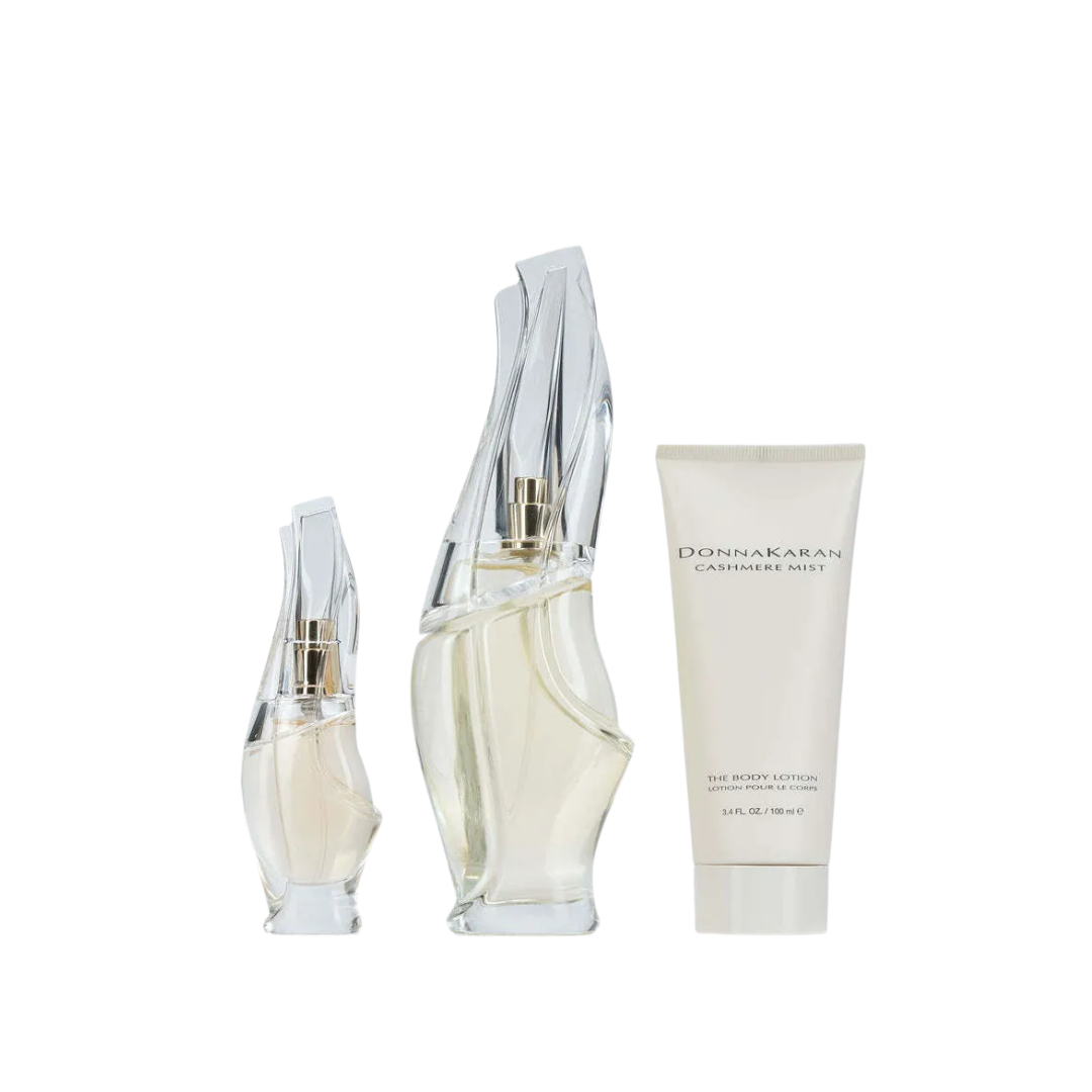 Donna Karan Cashmere Mist 3 Piece Gift Set Eau De Parfum – For Women