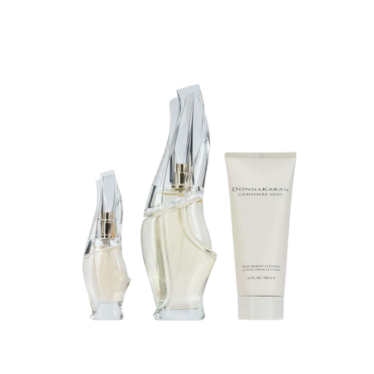 Donna Karan Cashmere Mist 3 Piece Gift Set Eau De Parfum – For Women